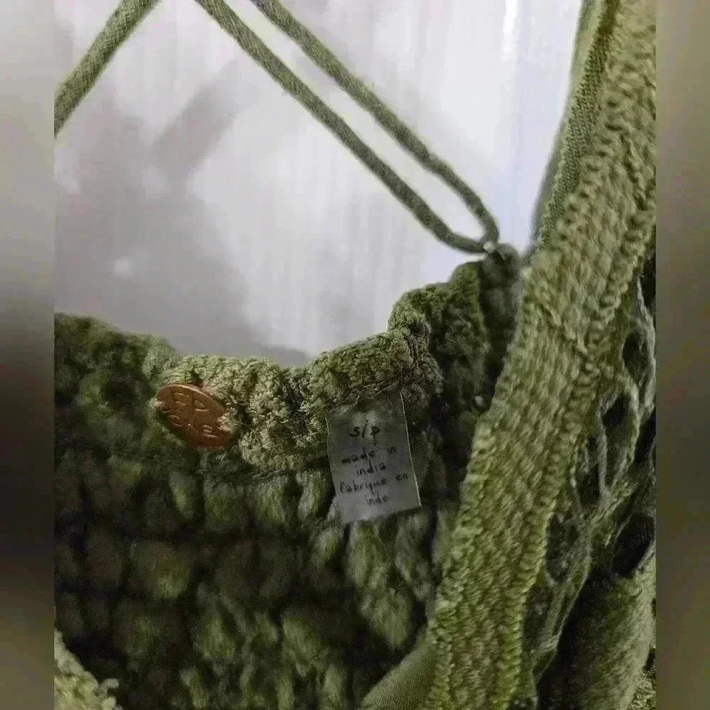 NWT Free People Women’s Adella Camisole Olive Sparrow - Picture 3 of 6